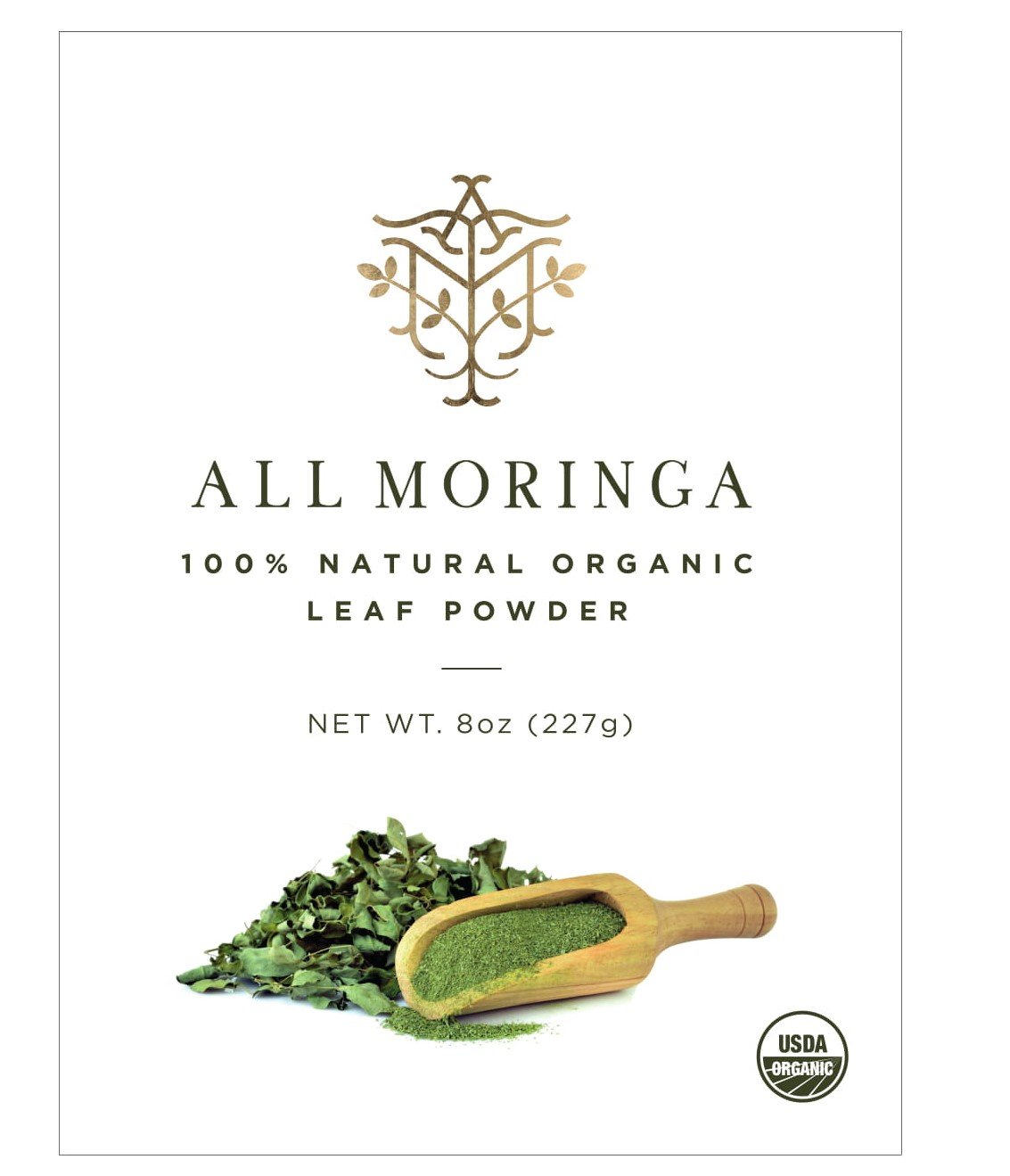 100% Organic Raw Moringa Oleifera Powder