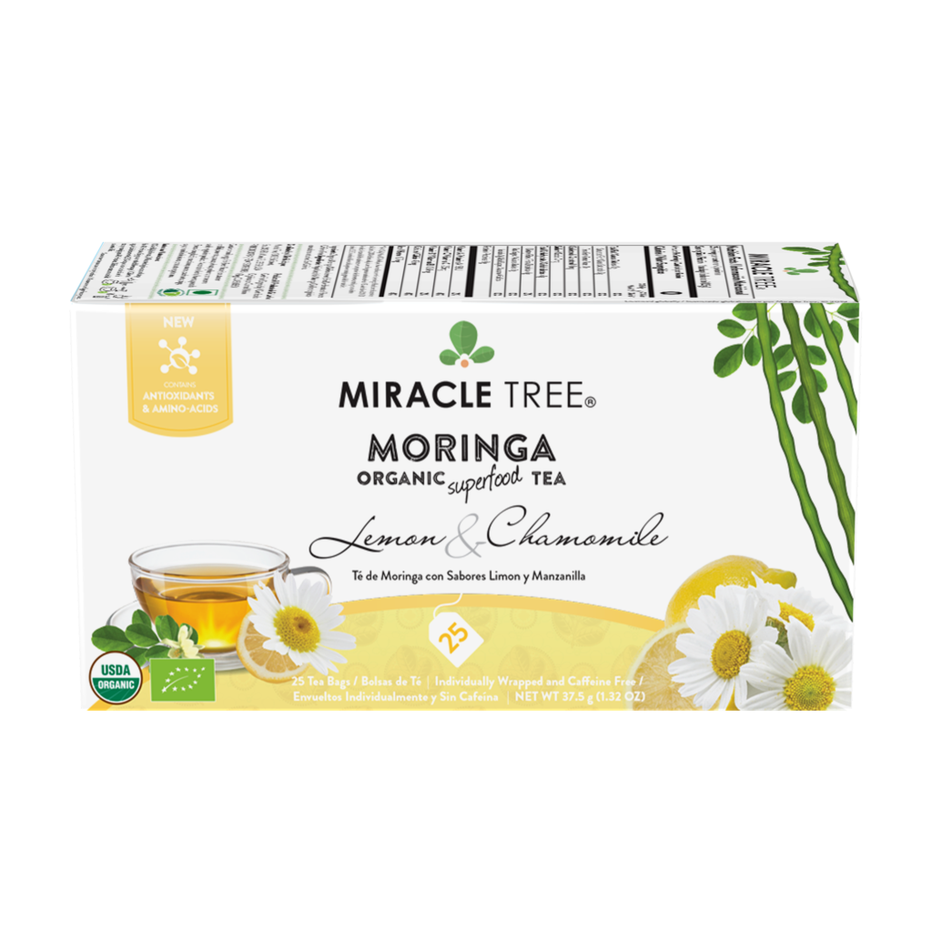 Organic Moringa Tea: Lemon & Chamomile
