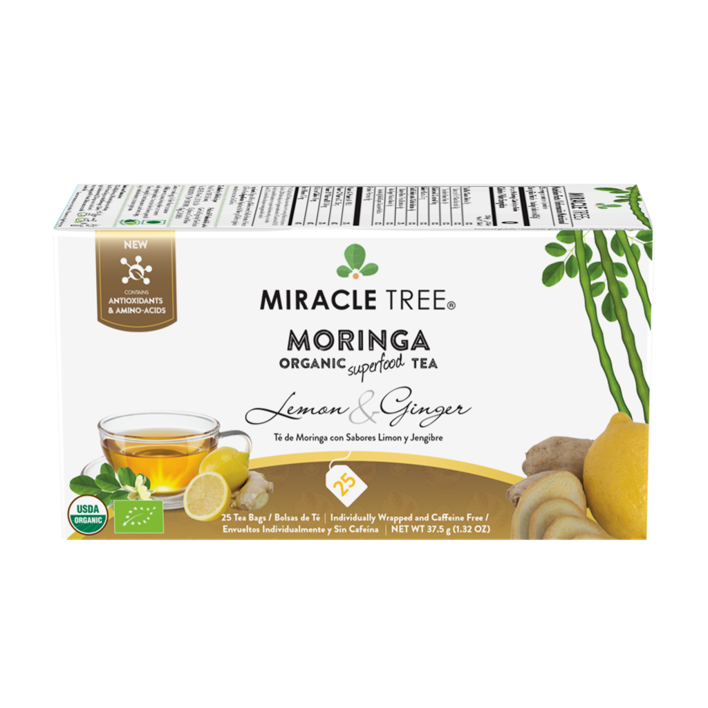 Organic Moringa Tea: Lemon & Ginger