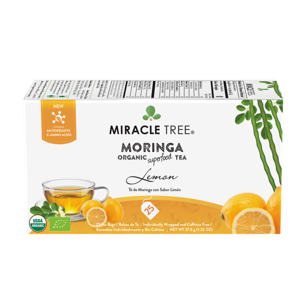 Organic Moringa Tea: Lemon
