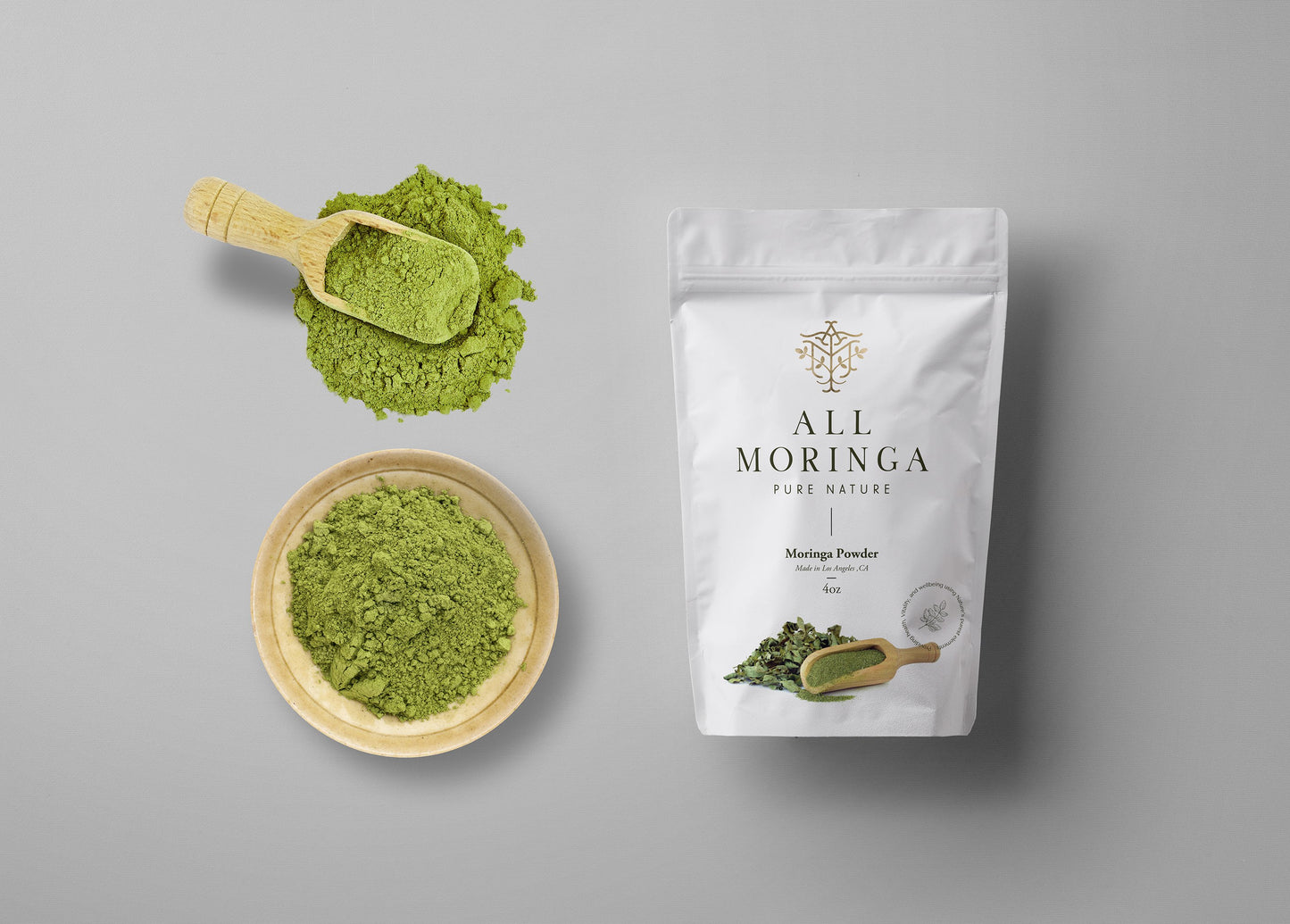 100% Organic Raw Moringa Oleifera Powder
