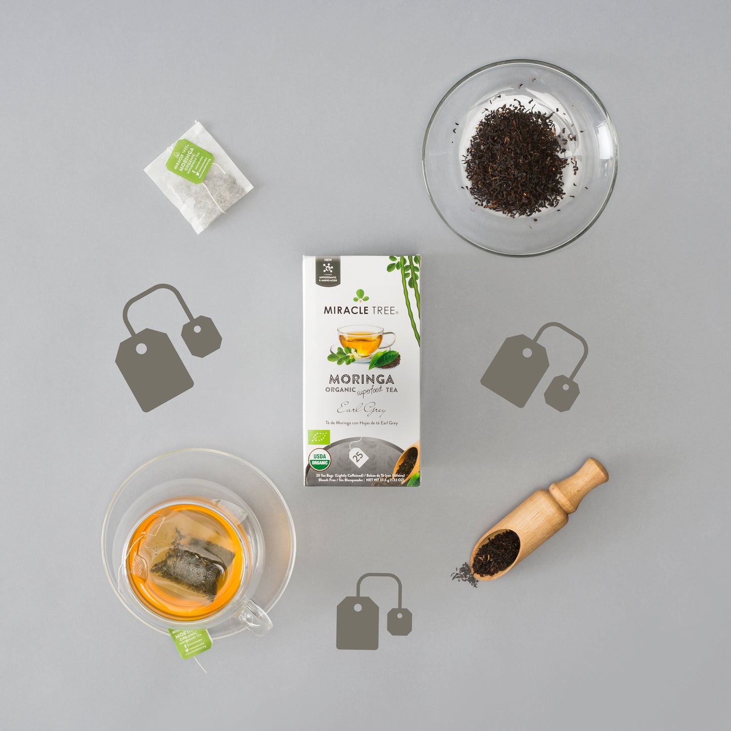 Organic Moringa Tea: Earl Grey