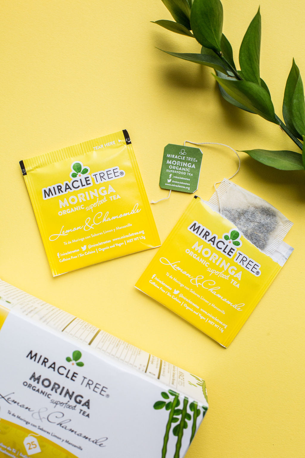 Organic Moringa Tea: Lemon & Chamomile