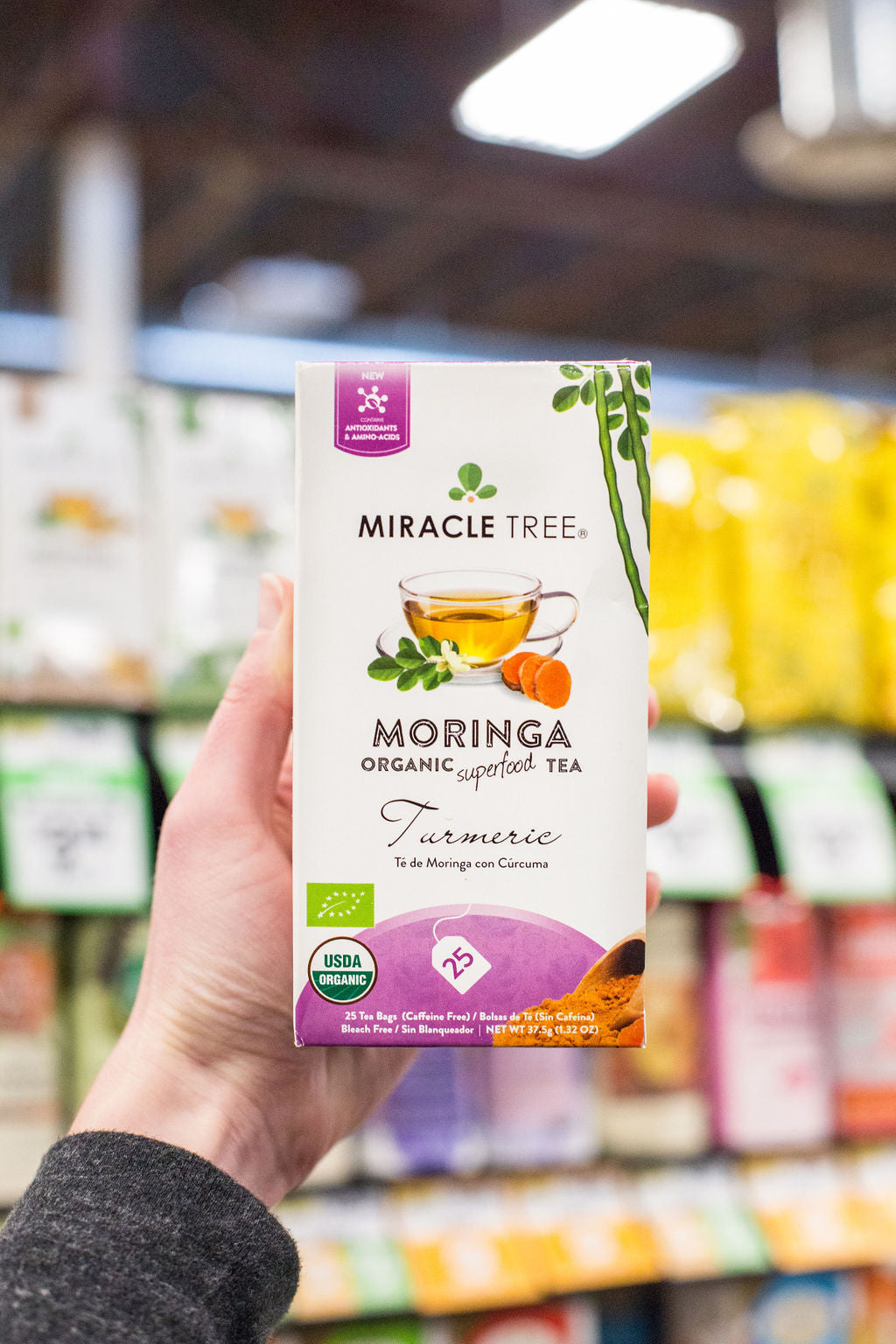 Organic Moringa Tea: Turmeric