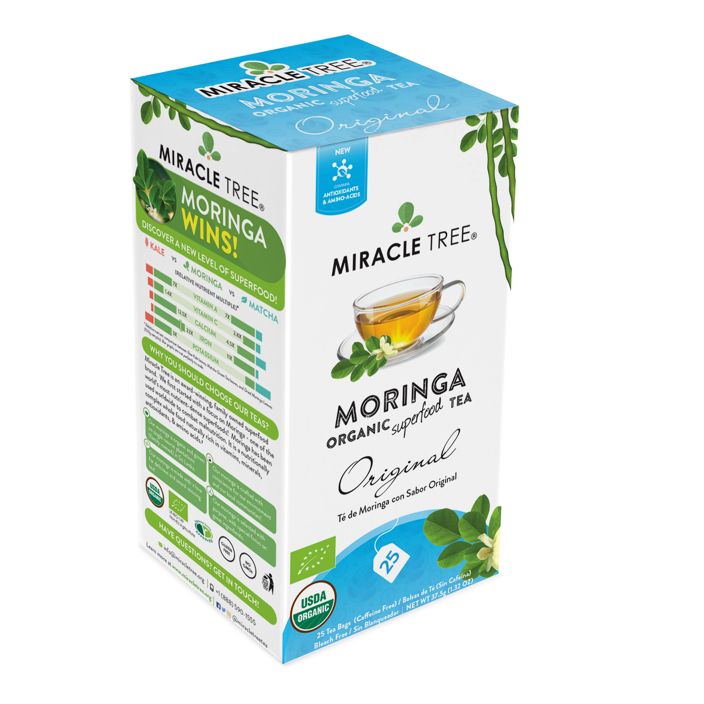 Organic Moringa Tea: Original
