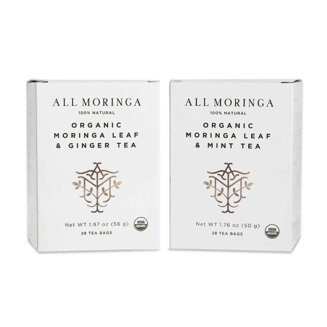 Organic Moringa Leaf: Mint and Chamomile Herbal Tea