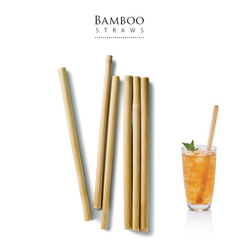 Biodegradable Bamboo Drinking Straws