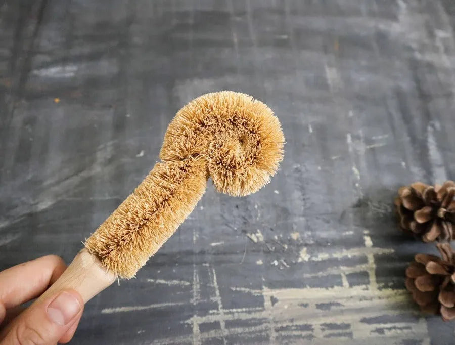 Natural Coconut Fibre Bottle Brush