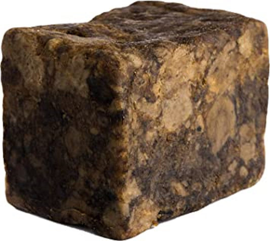 100% Raw Natural African Black Soap With Honey