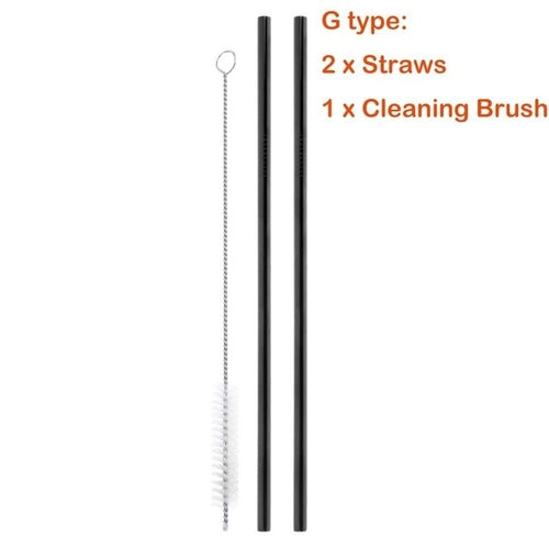 Reusable Stainless Steel Drinking Straws