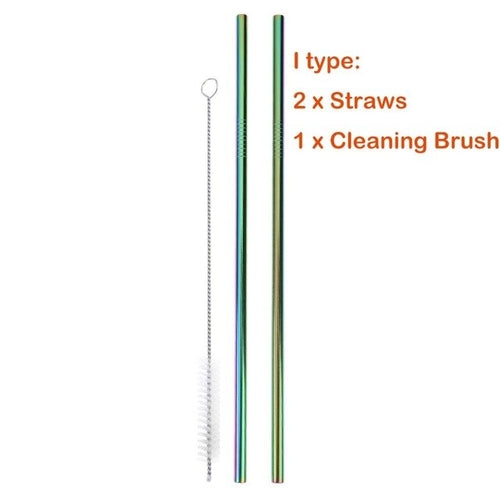 Reusable Stainless Steel Drinking Straws