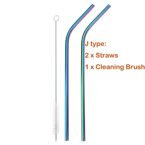 Reusable Stainless Steel Drinking Straws