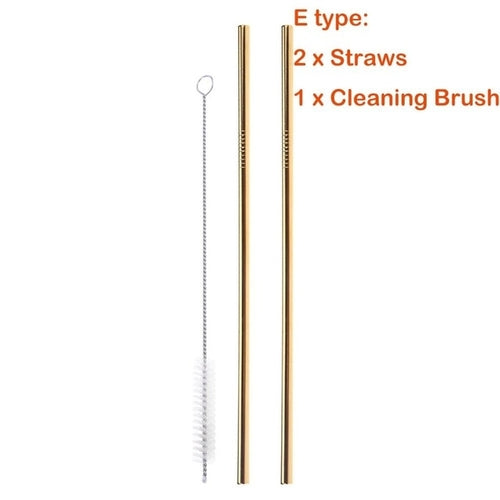 Reusable Stainless Steel Drinking Straws