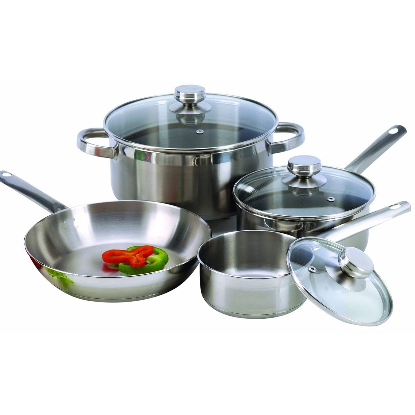 7-Piece Stainless Steel Cookware Set