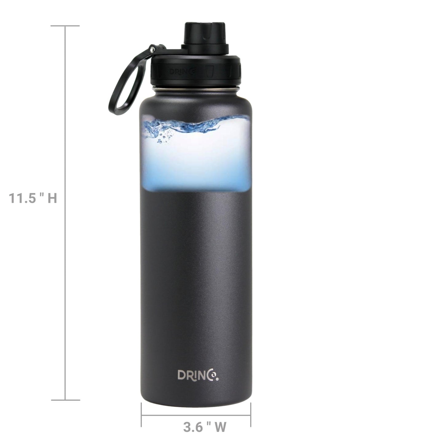 40oz Stainless Steel Water Bottle