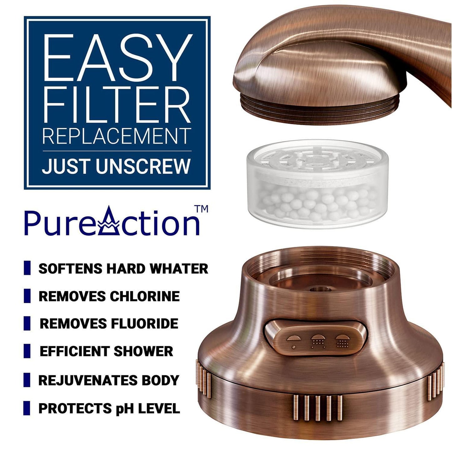 Luxury Filtered Shower Head with Handheld Hose